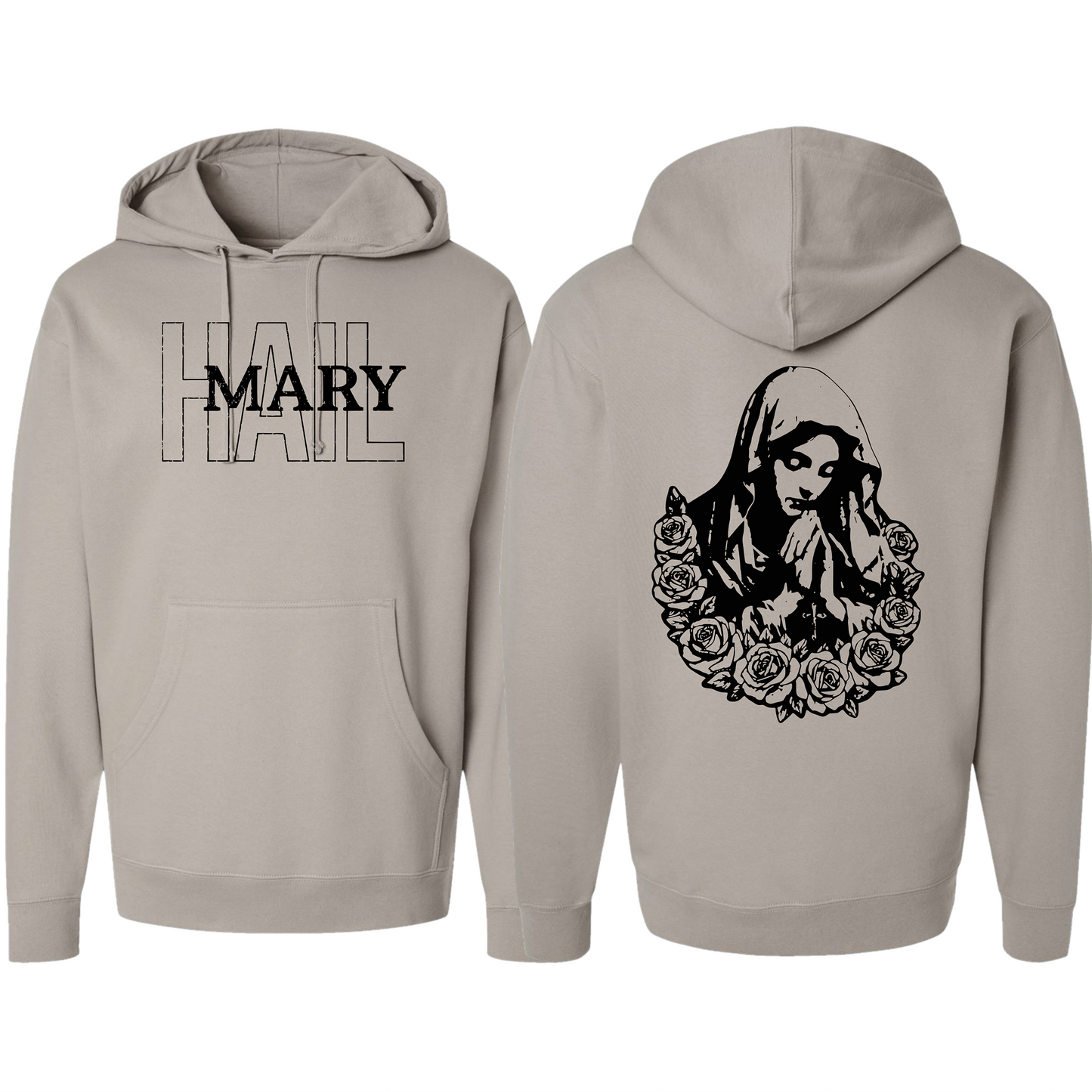 Hail Mary Bust Hoodie