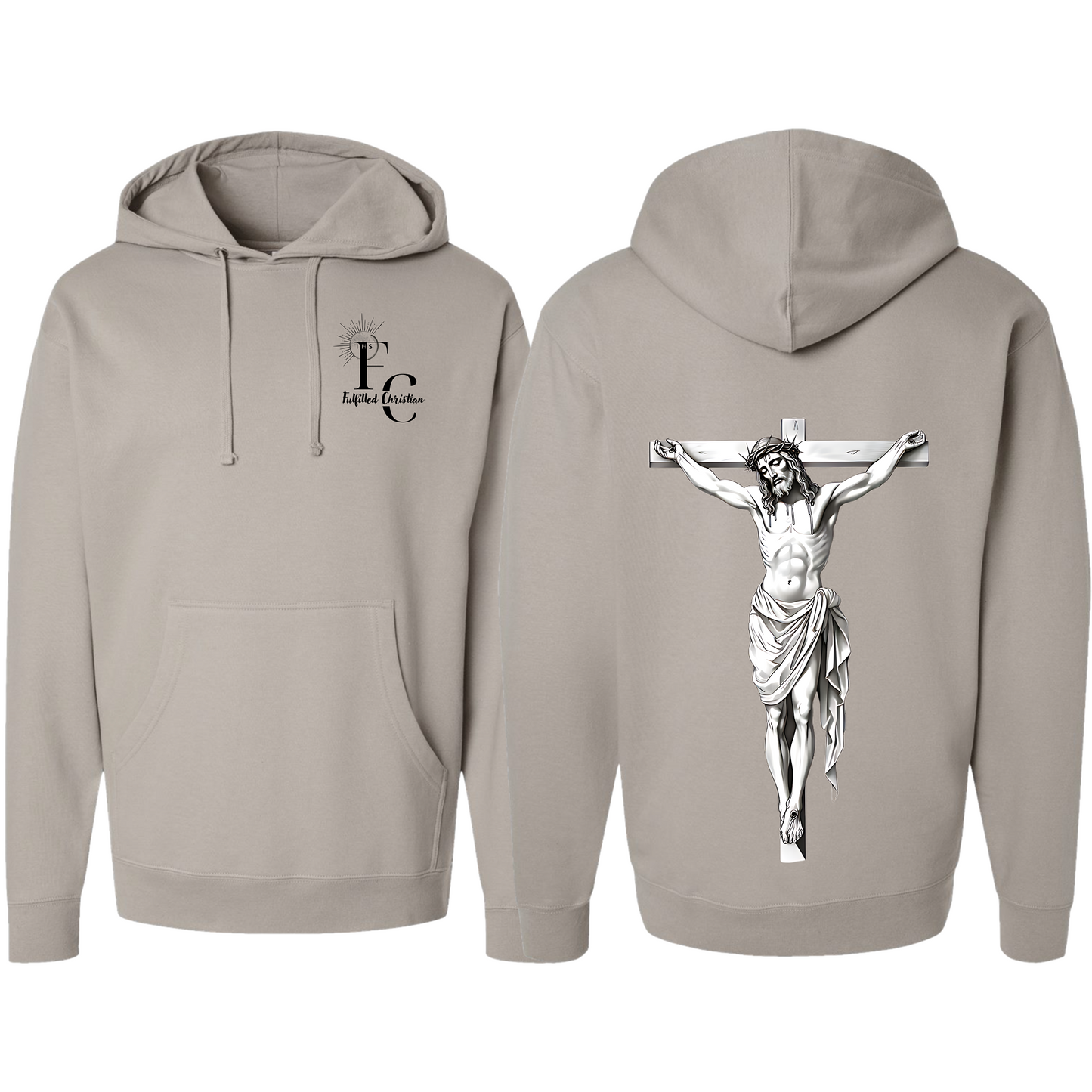 Jesus Crucified Hoodies | FC Badge Hoodie#7