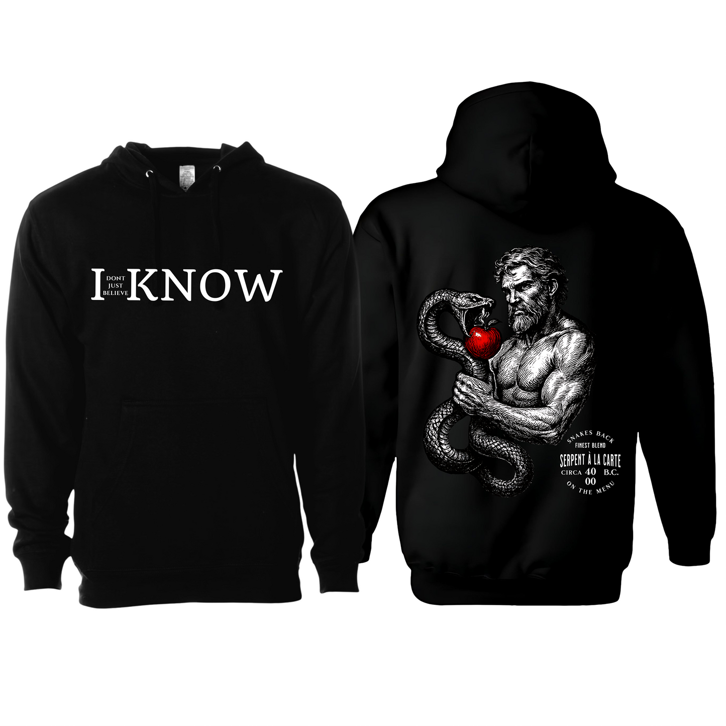 "I Don't Just Believe, I know" Resisting Temptation Badge Hoodie #7