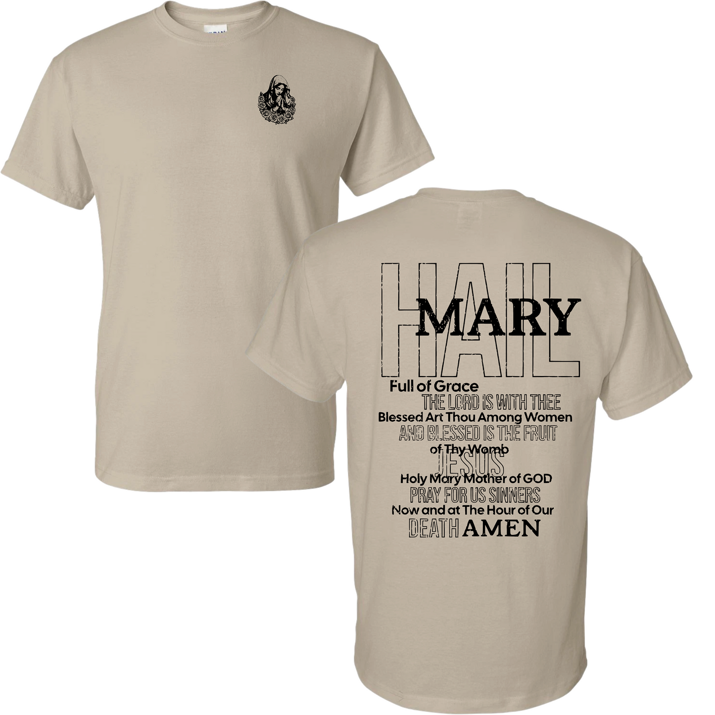 Hail Mary Full Prayer T-Shirt