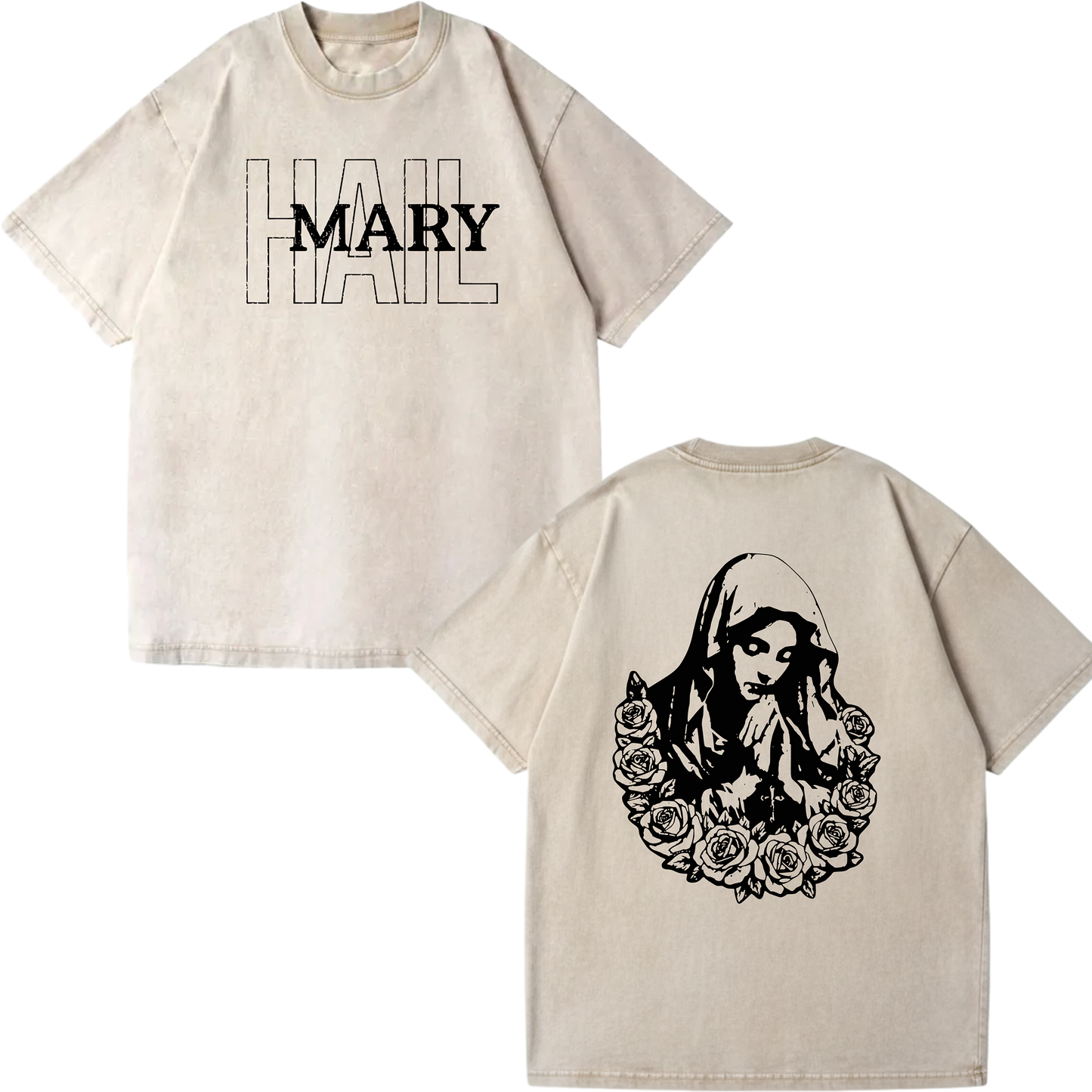 Hail Mary Bust Vintage Shirt