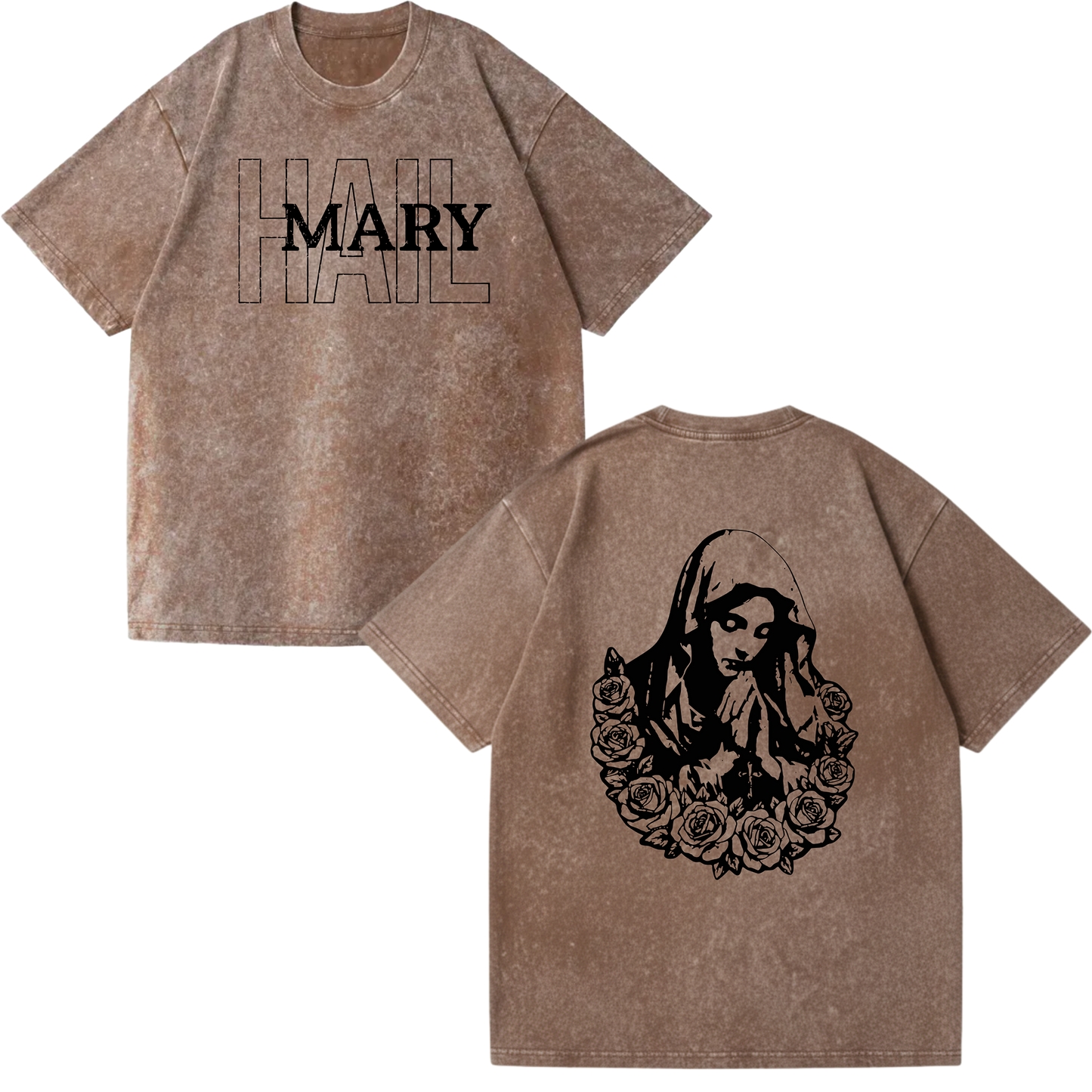 Hail Mary Bust Vintage Shirt