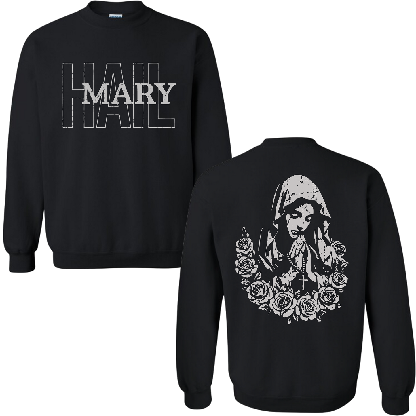 Hail Mary Bust Sweatshirt Crewneck