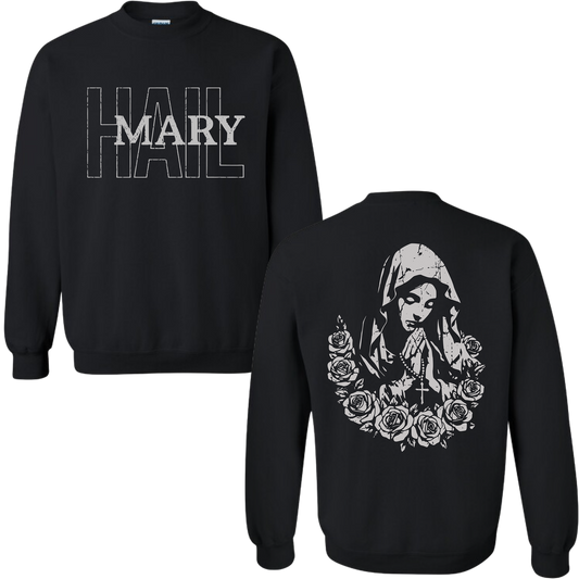 Hail Mary Bust Sweatshirt Crewneck