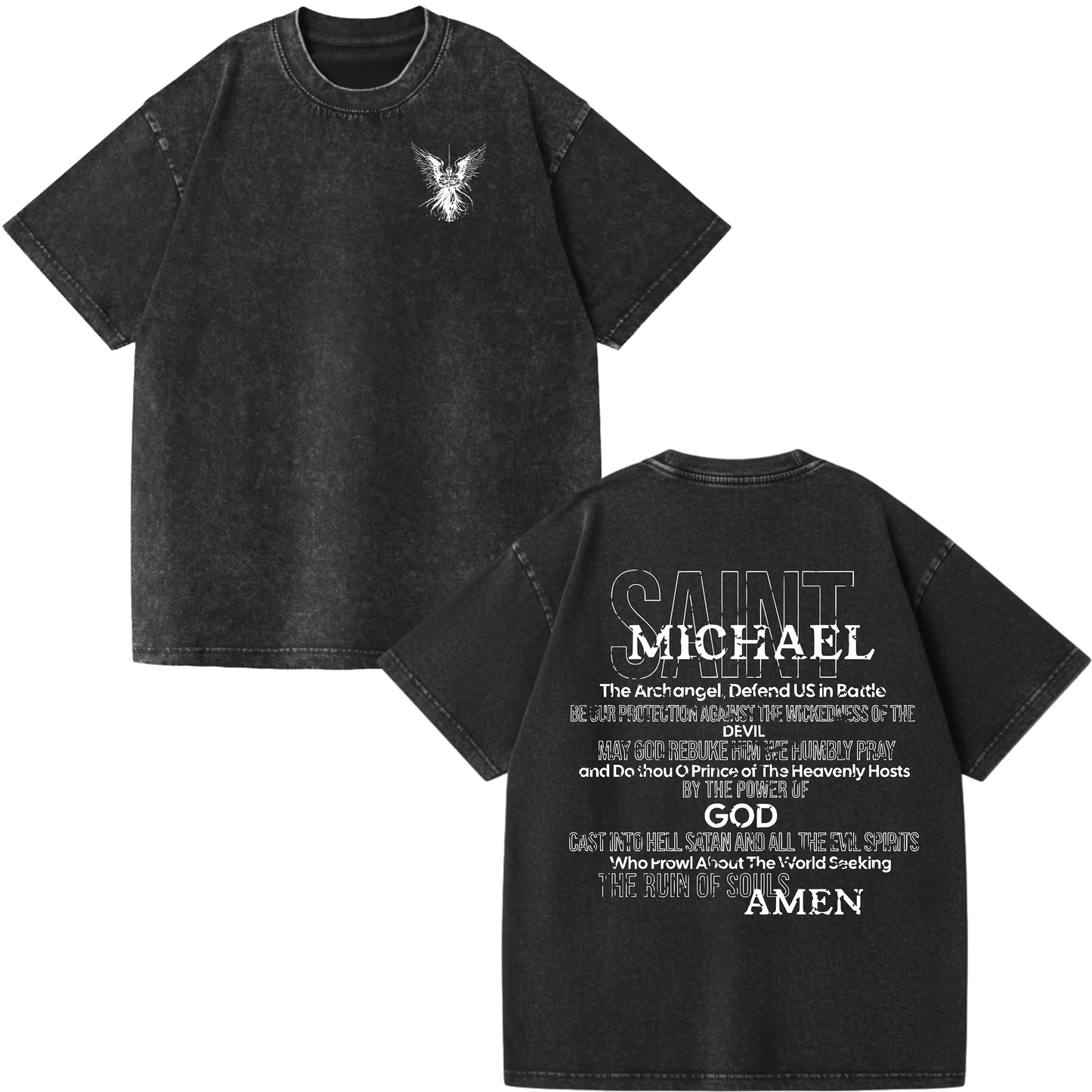 St. Michael Full Prayer Vintage Shirt