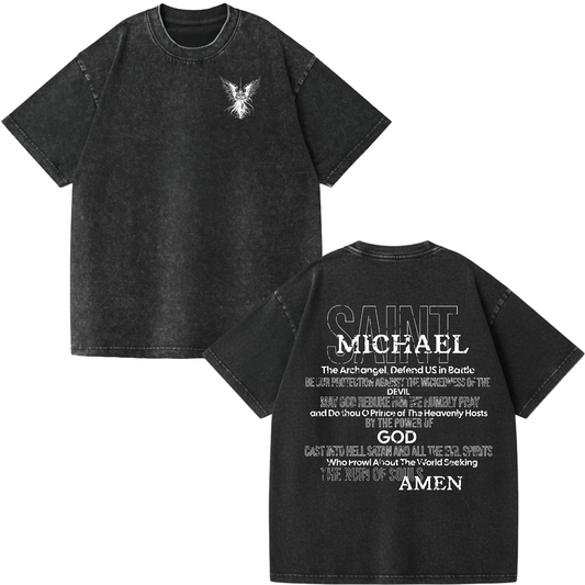 St. Michael Full Prayer Vintage Shirt