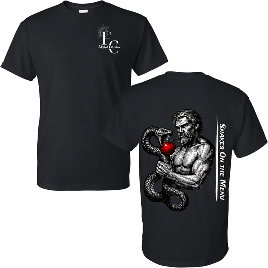 Resisting Temptation T-Shirt |FC Badge| Snakes On The Menu #3