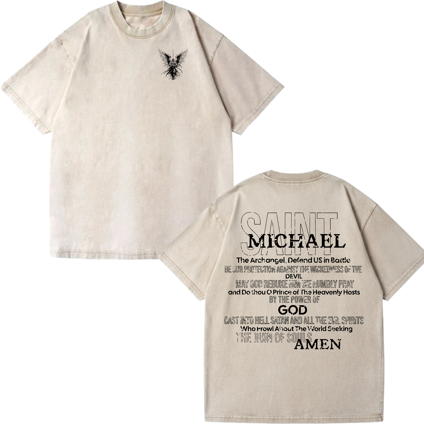 St. Michael Full Prayer Vintage Shirt