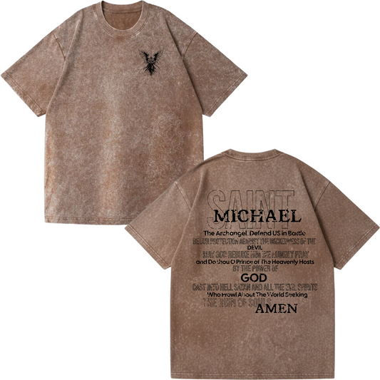 St. Michael Full Prayer Vintage Shirt