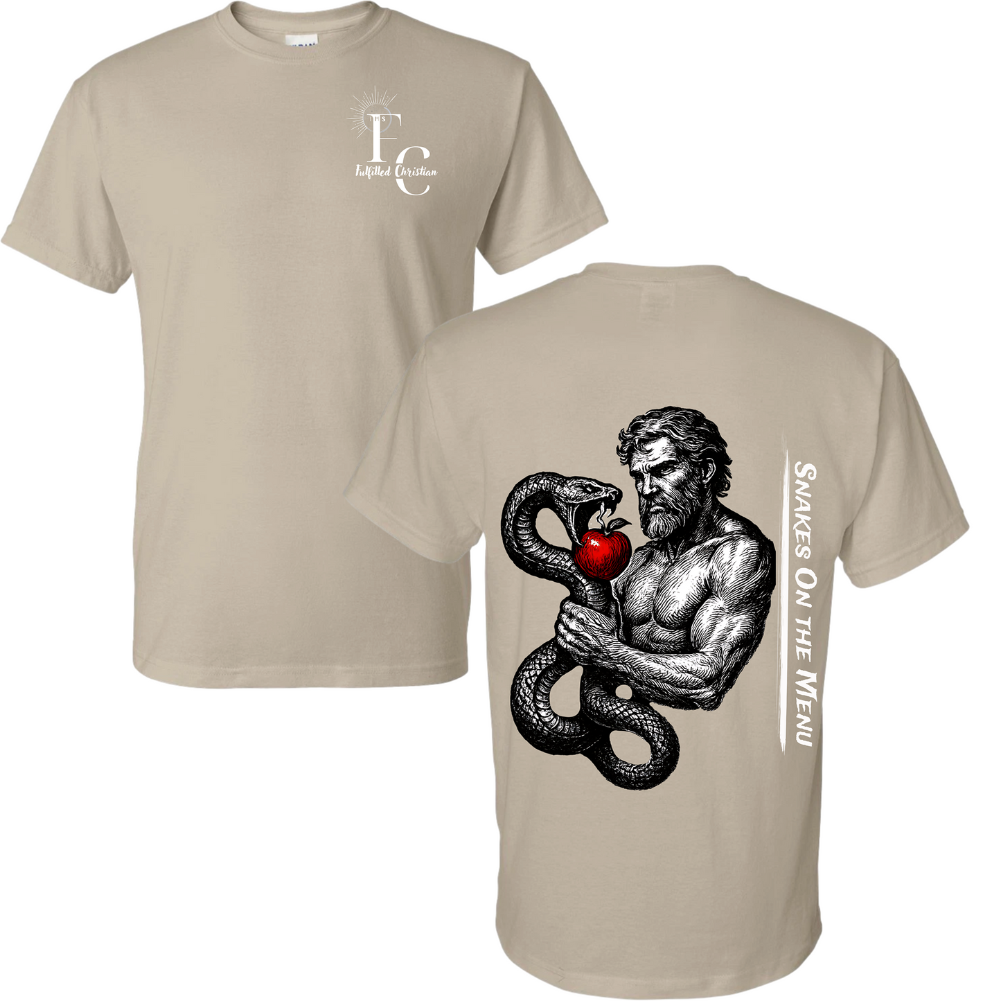 Resisting Temptation T-Shirt |FC Badge| Snakes On The Menu #3