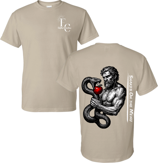 Resisting Temptation T-Shirt |FC Badge| Snakes On The Menu #3