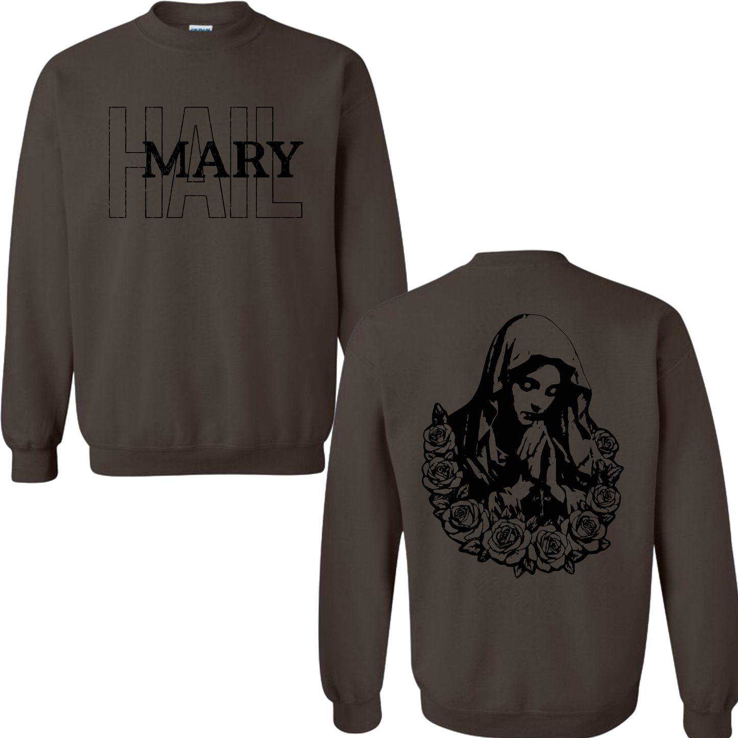 Hail Mary Bust Sweatshirt Crewneck
