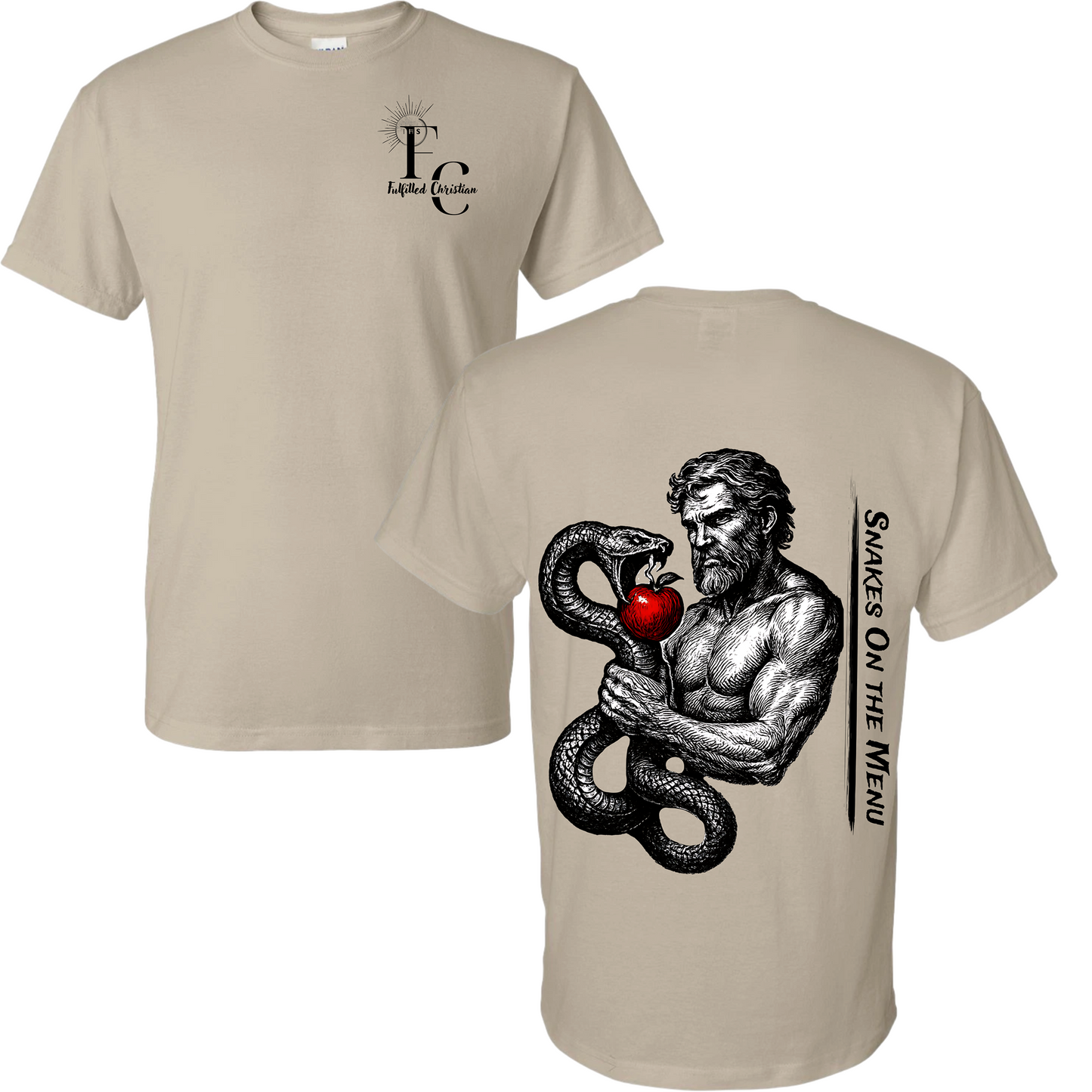 Resisting Temptation T-Shirt |FC Badge| Snakes On The Menu #3