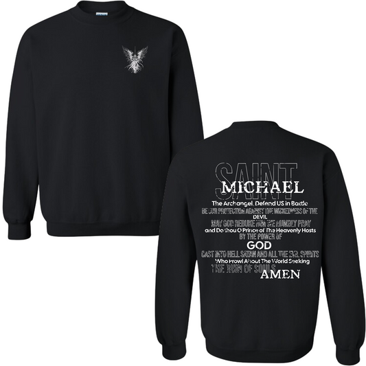 St. Michael Full Prayer Sweatshirt Crewneck
