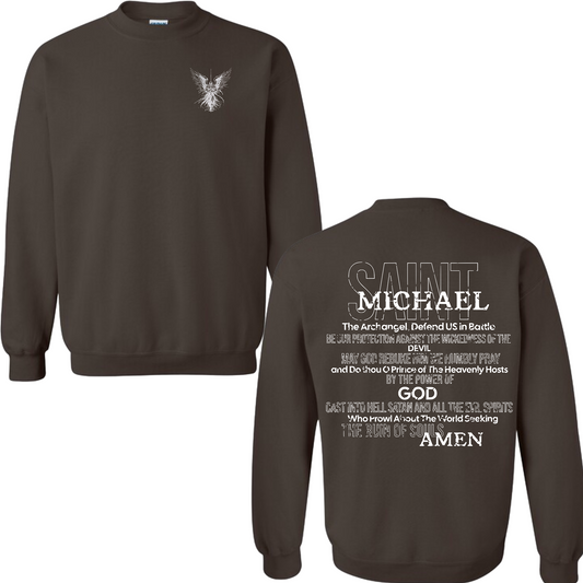 St. Michael Full Prayer Sweatshirt Crewneck