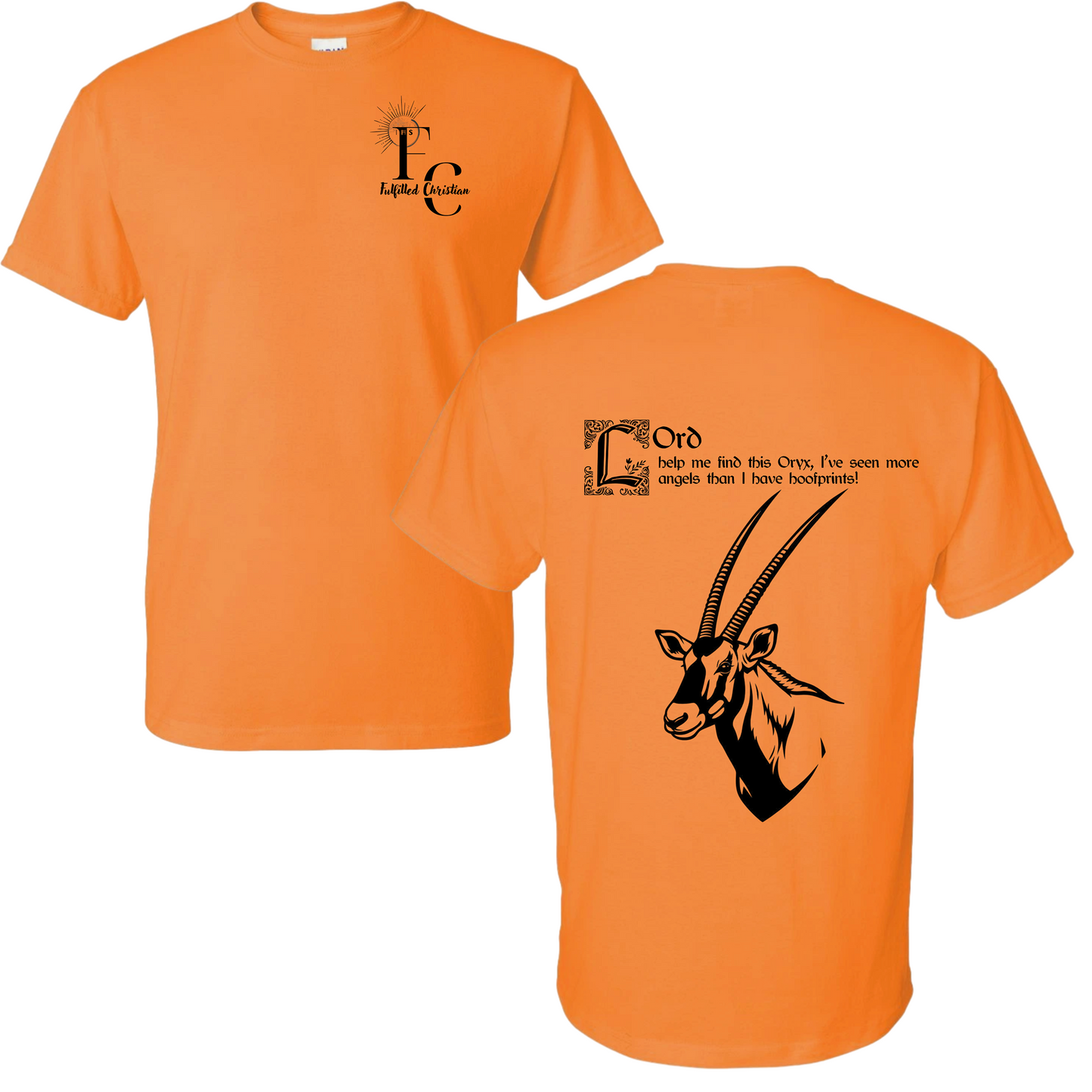 Fulfilled Hunting Oryx Ghost of the Desert T-Shirt | FC Badge #3