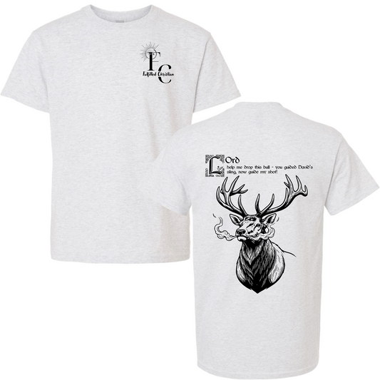 Fulfilled Hunting Bull Elk T-Shirt | FC Badge #1