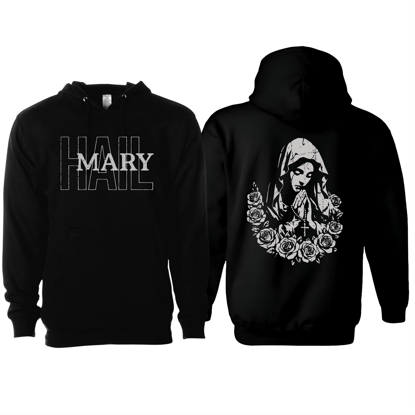 Hail Mary Bust Hoodie