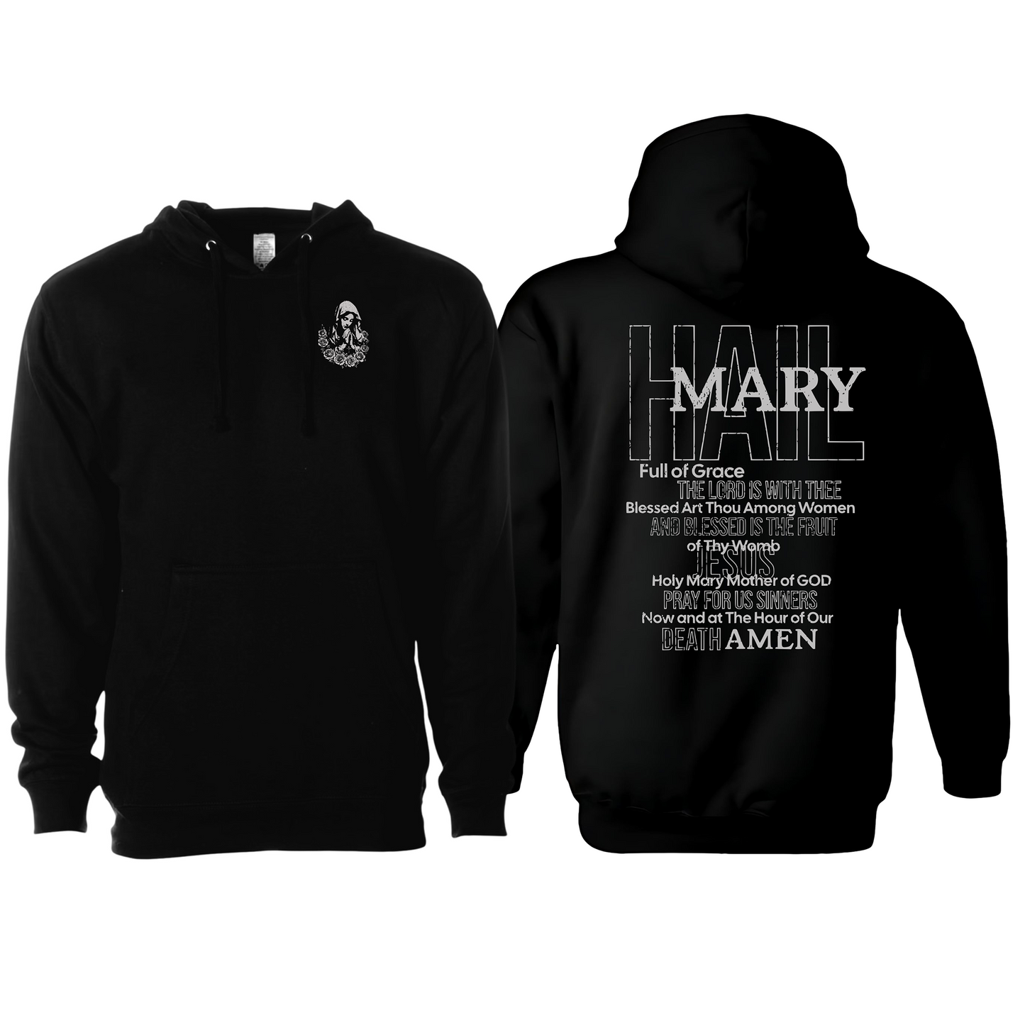 Hail Mary Full Prayer Hoodie