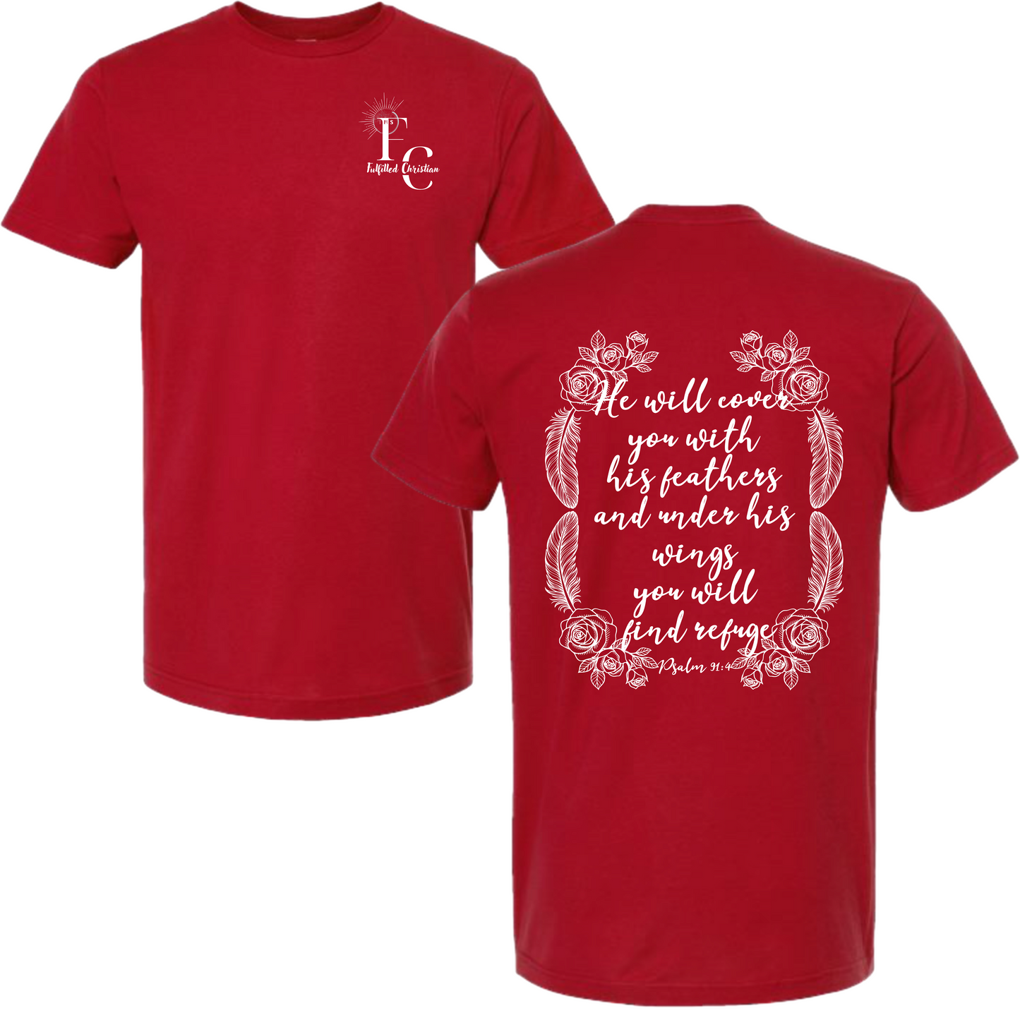 Psalm 91:4 | FC Badge | T-Shirt
