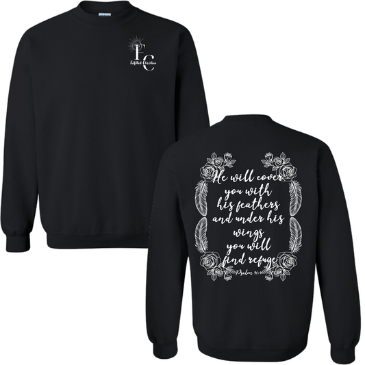 Psalm 91:4 |FC Badge| Sweatshirt Crewneck