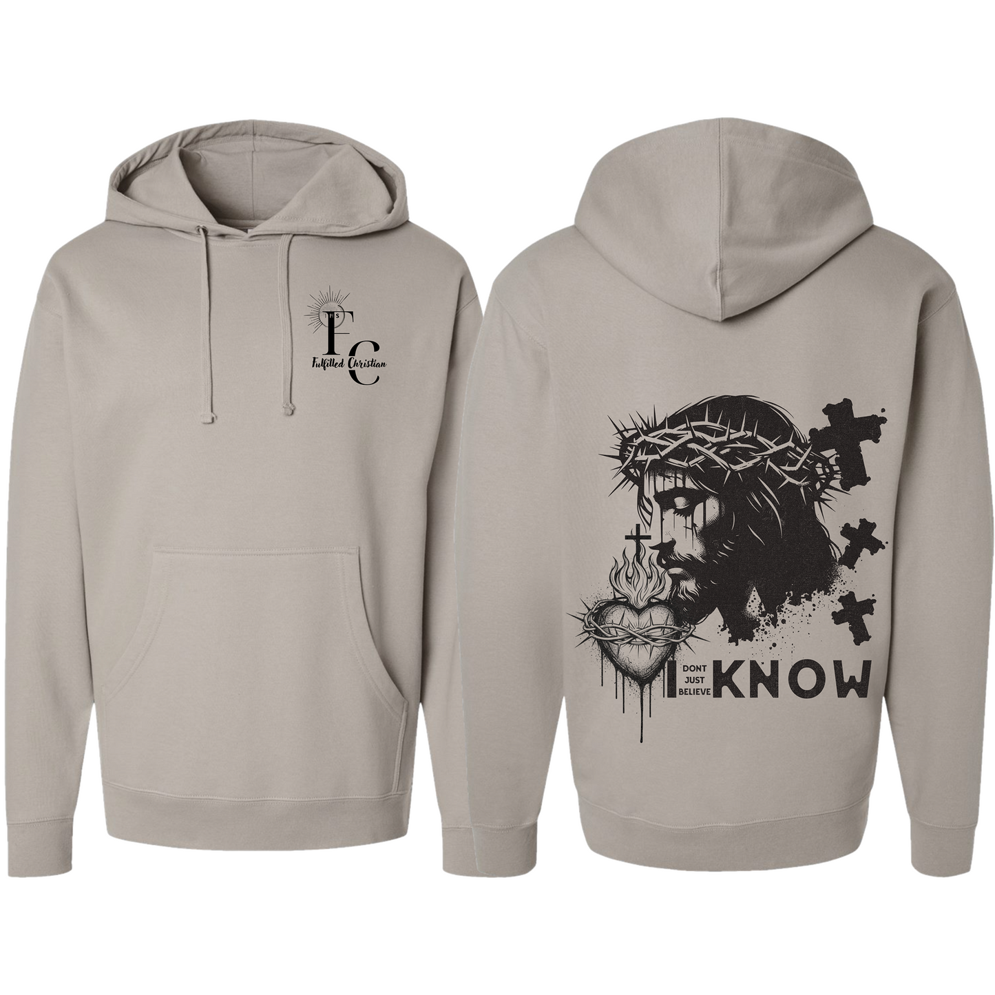 Jesus Three Crosses Hoodie | FC Badge Hoodie#8